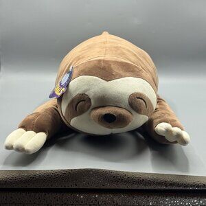 Snoozimals Sloth Pillow Plush 21" NEW